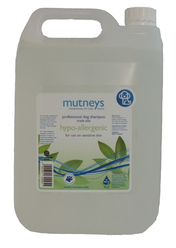 [MUB06004a] Mutneys Hypo Allergenic Shampoo 5Ltr