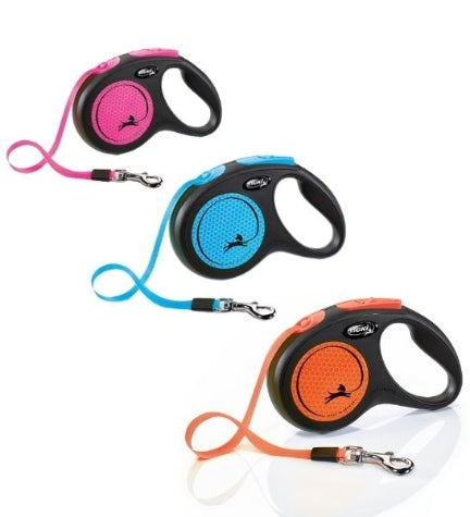 [204101-1] Flexi New NEON Neon Tape Leash