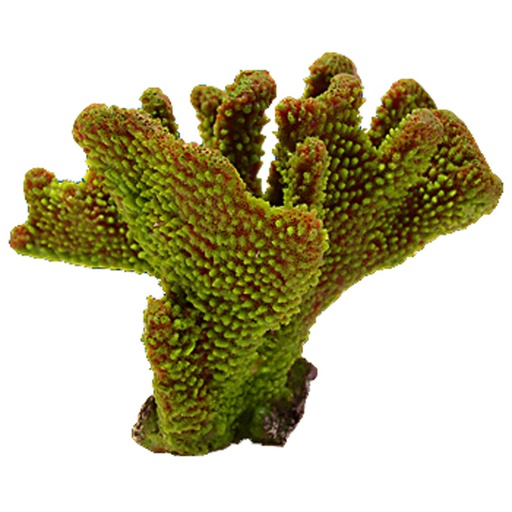 [NI-08A] Nature's Image Ni-08A Pocillopora Eydouxi Green 8x6.5x5.5 Inch. Replica Coral