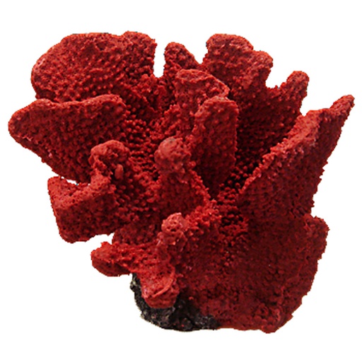 [NI-08R] Nature's Image Ni-08R Pocillopora Eydouxi Red 8x6.5x5.5 Inch. Replica Coral
