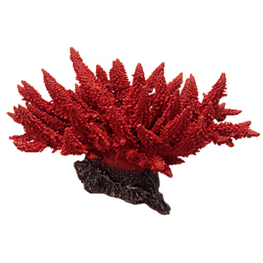 [NI-10R] Nature's Image Ni-10R Acropora Gemmifera Red 9x6x5 Inch. Spiny Acropora Replica Coral