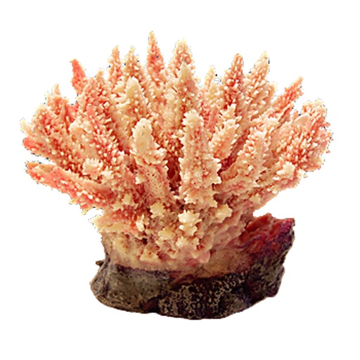 [NI-11C] Nature's Image Ni-11C Acropora Cerealis Pink 6x6x5 Inch. Bushy Acropora Replica Coral