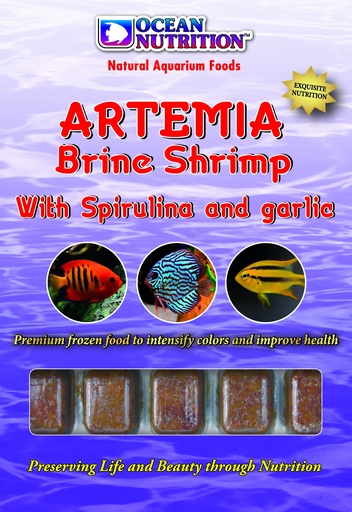 [OC1500037] Ocean Nutrition Artemia Brine Shrimp With Spirulina And Garlic 100gm