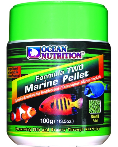 [OC1009240] Ocean Nutrition Formula 2 Marine Pellet Small 100gm