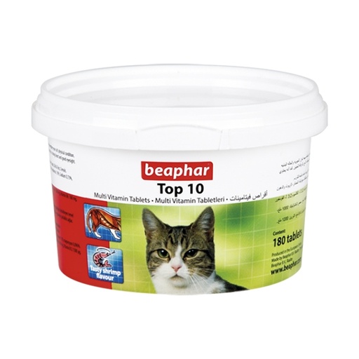 [BE10907] Beaphar Top 10 Cat Multi Vitamins 180Tablets