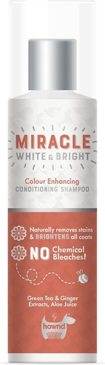 [300712-250ml] Hownd Miracle White & Bright Conditioning Dog Shampoo 250ml 250ml