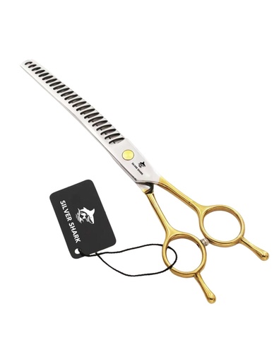 [PC-19695] Silver Shark Professional 7”Curved Chunker Scissor