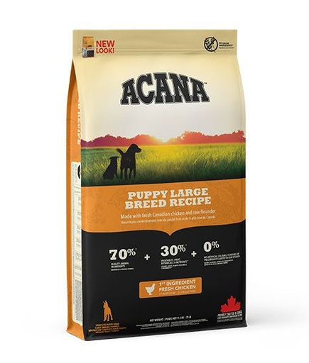 [100228-1] Acana Puppy Large Breed Recipe Dry Dog Food 11.4kg