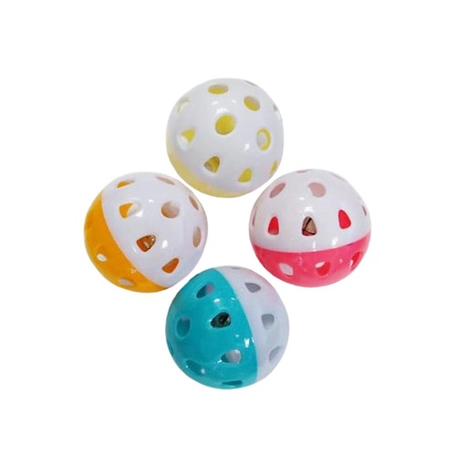 [PC-301773] Cozy Paws Bell Ball Cat Toys – Pack of 4