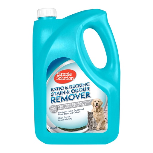 [1054] Simple Solution Patio & Decking Pet Stain & Odour Remover 4L