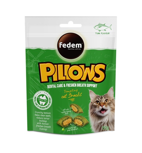[PC-50109] Fedem Pillows Cat Treats – Tuna Flavour 50g