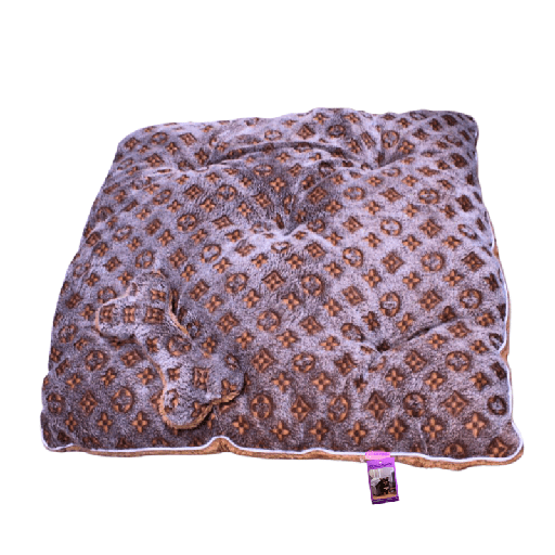 [PC-CK-09962] Coco Kindi Cushion With Bone Leopard Spot Washable Fur Bed - Size 2