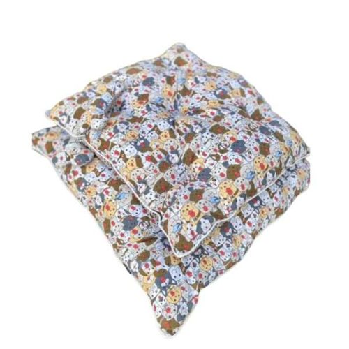 [PC-CK-14805] Coco Kindi Multicolored Animal Pattern Cushion With  Bone Washable Cotton Bed - Size 3