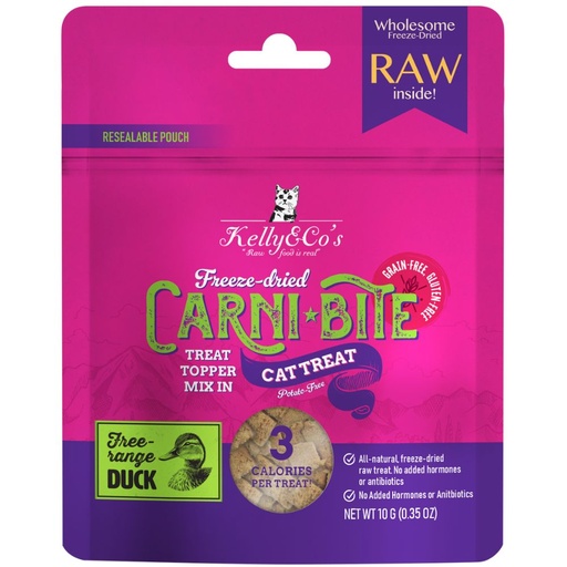 [PC-CNBC02] KELLY & CO'S Freeze Dried Carni Bite Topper Mix In Duck For Cat Treat -10g
