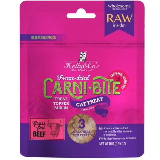 [PC-CNBC03] KELLY & CO'S Freeze Dried Carni Bite Topper Mix In Beef For Cat treat - 10g