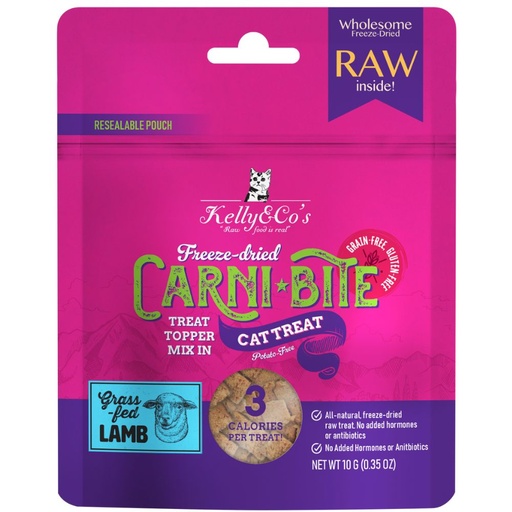 [PC-CNBC04] KELLY & CO'S Freeze Dried Carni Bite Topper Mix In Lamb For Cat Treat - 10g