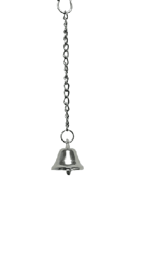 [PC-AM115] Pets Club Plain Bell For Birds H-20 Cm, W 3 Cm
