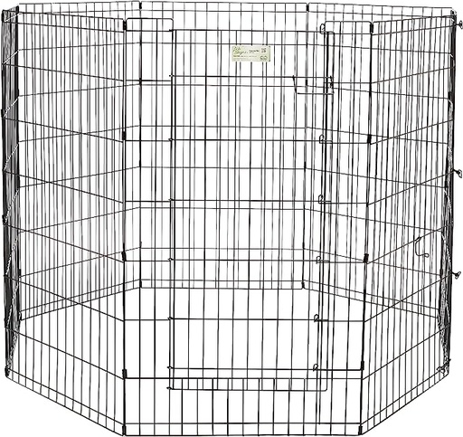 [1616] Midwest Exercise Pen Black 42inch