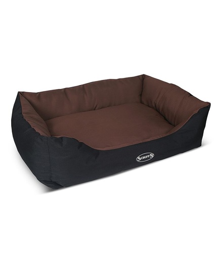 [300324-CHOCOLATE-SMALL] Scruffs Expedition Pet Box Bed Chocolate Small 50 x 40cm 