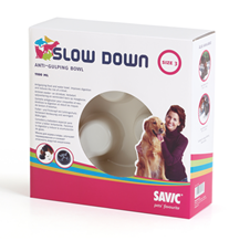 [300823-3] Savic Slow Down Dog Bowl Size 3 Large 1100ml