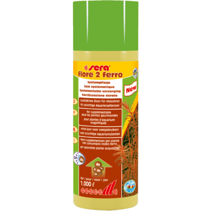 [SR03345] Sera Flore 2 Ferro Red & Quick Growing Plants Iron Supplement 8.45oz / 250ml