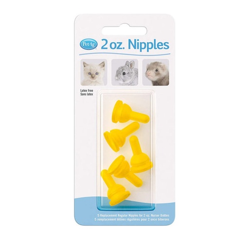 [4117] Petag Nipples 5pcs 2oz