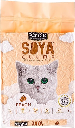 [4173] Kit Cat Soya Clump Soybean Litter Peach 7L