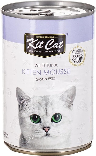 [4426] Kit Cat  Kitten Mousse Wild Tuna 400gm