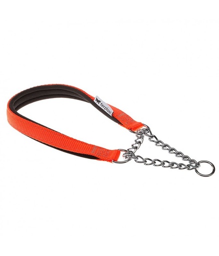 [75244039] Ferplast Daytona Pull Out Collar Orange 60cm x25mm
