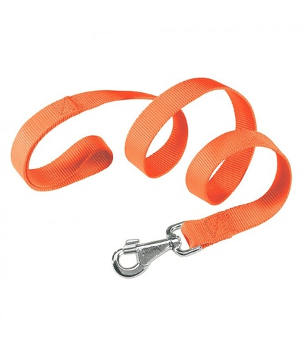 [77178939] Ferplast Club G Nylon Dog Leash Orange 10mm x 120cm