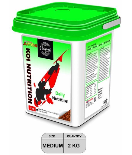 [8904406372155] Horizone Jumbo Koi Nutrition Medium 2kg