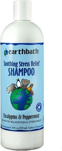 [914] Earthbath Soothing Stress Relief Shampoo Eucalyptus & Peppermint 472ml