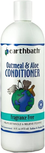 [925] Earthbath Natural Oatmeal & Aloe Conditioner Fragrance Free 16oz