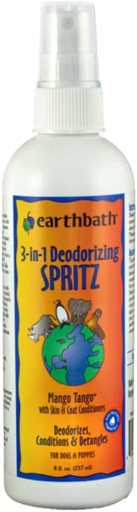 [932] Earthbath 3in1 Deodorizing Spritz Mango Tango Spray also Conditions & Detangles 8oz