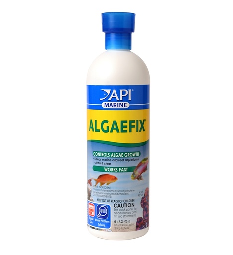 [AI387D] API Marine Algaefix 16oz / 473ml Prevent or Treat Marine & Reef Aquarium Algae