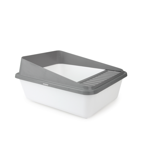 [AP2501] afp-All for Paws Go Fresh High Back Cat Litter Box Grey Small