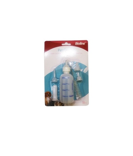[6970117122336] Bioline Nursing & Feeding Bottle Kit for Cats & Dogs 60ml