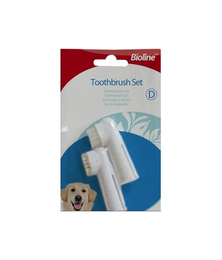 [6970117120561] Bioline Finger Tooth Brush Set 2pcs