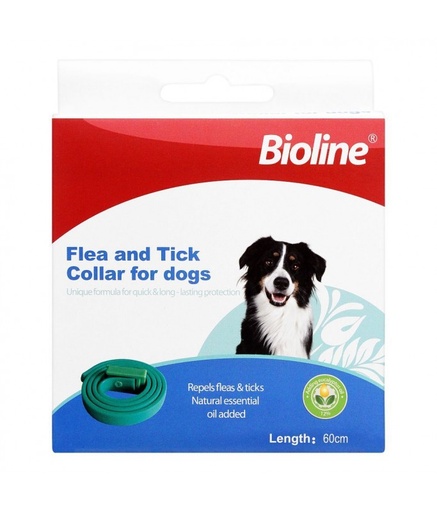 [6970117120424] Bioline Flea & Tick Collar for Dogs 60cm