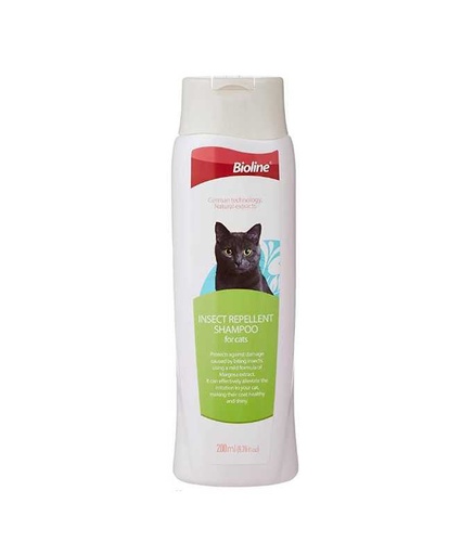 [6970117123883] Bioline Insect Repellant Shampoo for Cats 200ml