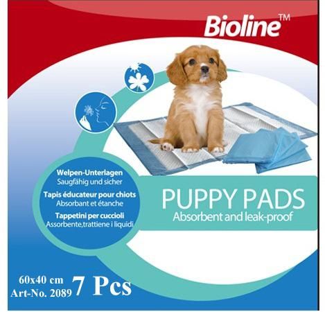 [6970117120899] Bioline Puppy Training Pads 60x40cm 7pcs