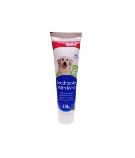 [6970117120929] Bioline Tooth Paste Mint Flavour for Dogs 100gm