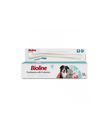 [6970117124170] Bioline Toothpaste with Pro-Biotics 50gm