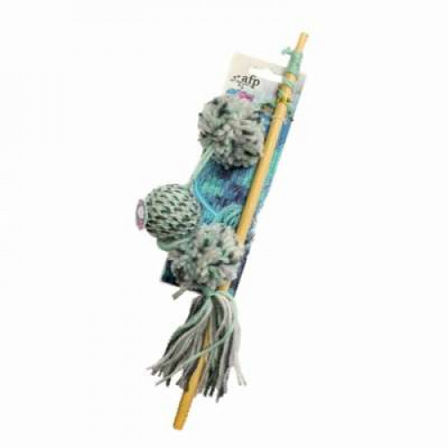 [AP2913] afp-All for Paws Knotty Habit Yarn Ball Wand