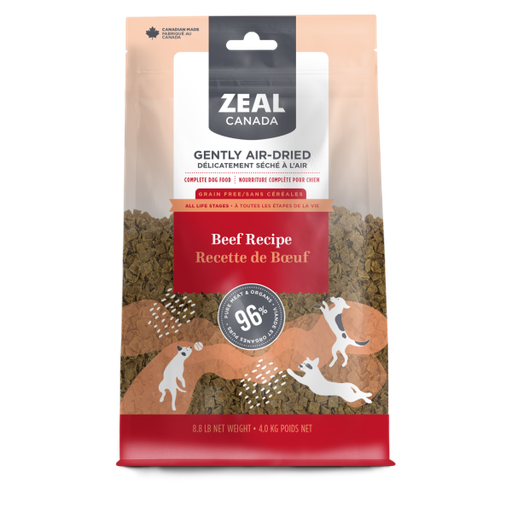 [CJ1615] Zeal Canada Gently Air Dried Grain Free Beef Recipe Dog Food 4kg