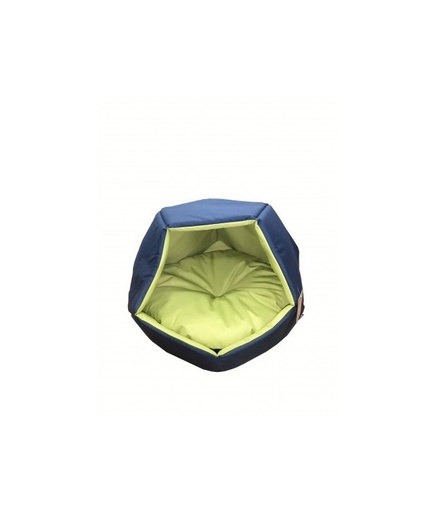 [EMDC01D-25D] Empets Cubby House With Cushion Green & Blue 60x60x44cm