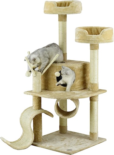 [F66] Go Pet Club 55In Whiskers Cat Tree