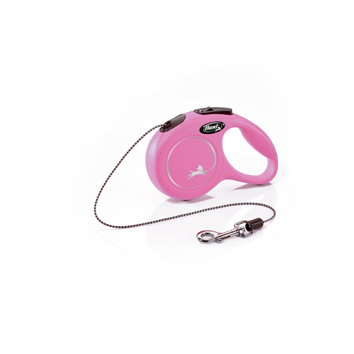 [FECL00C3-251-P-20] Flexi New Classic Cord Pink XS 3M