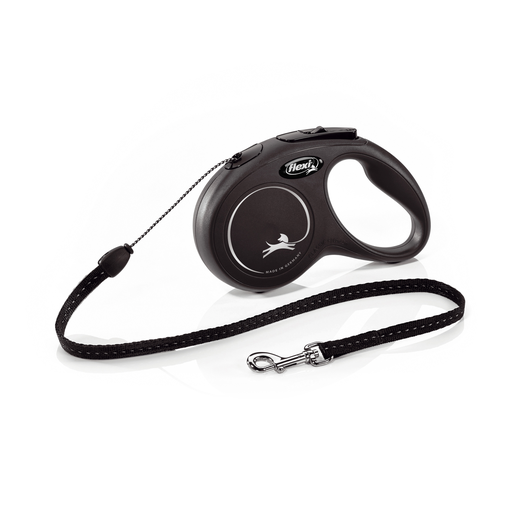 [FECL10C5-251-S-20] Flexi New Classic Cord Black Small 5M