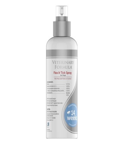 [FG01333/FG01812] SynergyLabs Veterinary Formula Flea & Tick Spray 8oz